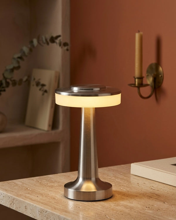 Lampe tactile HALO — finition Silver