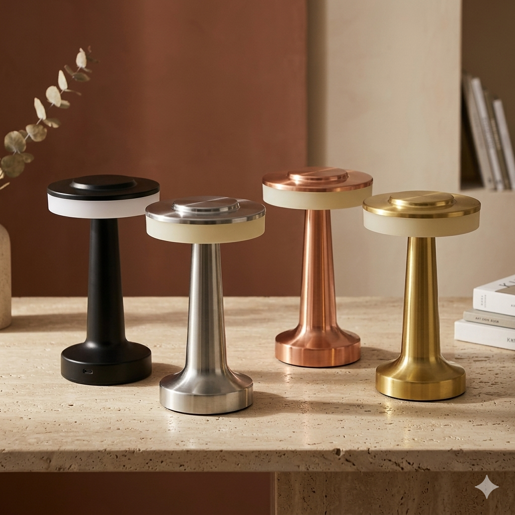 Lampe HALO tactile et sans fil.